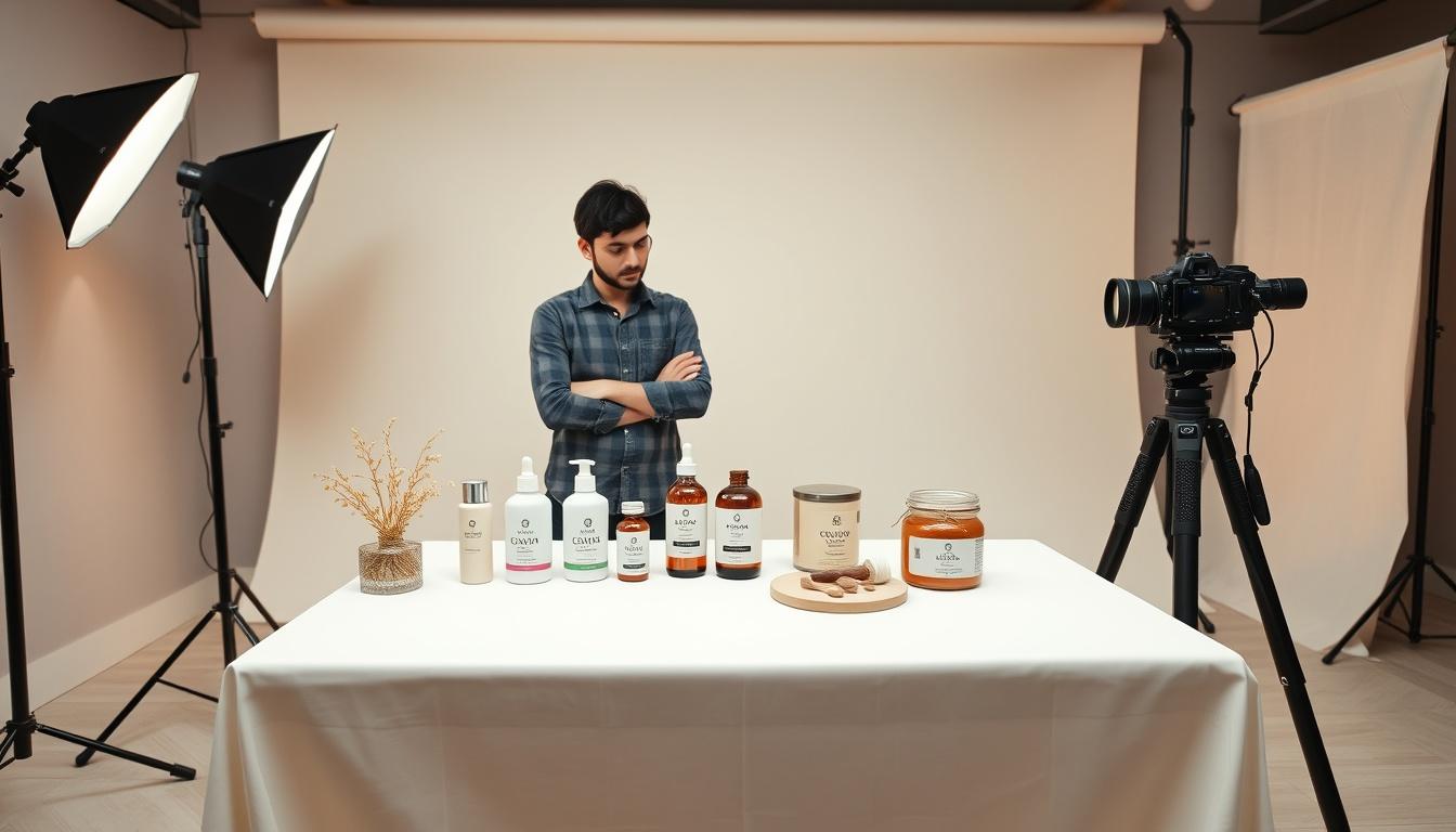 Product photography for small brands